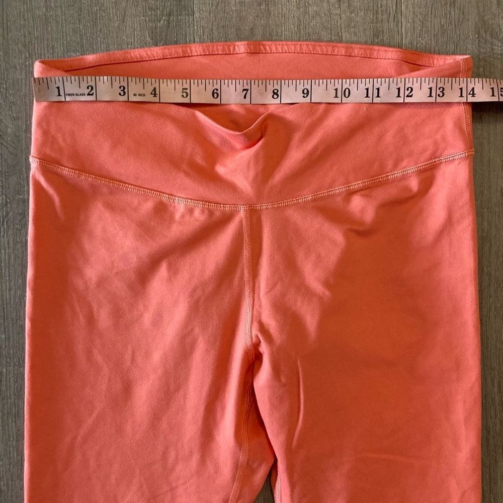 Fabletics Orange Leggings L Euc - image 4